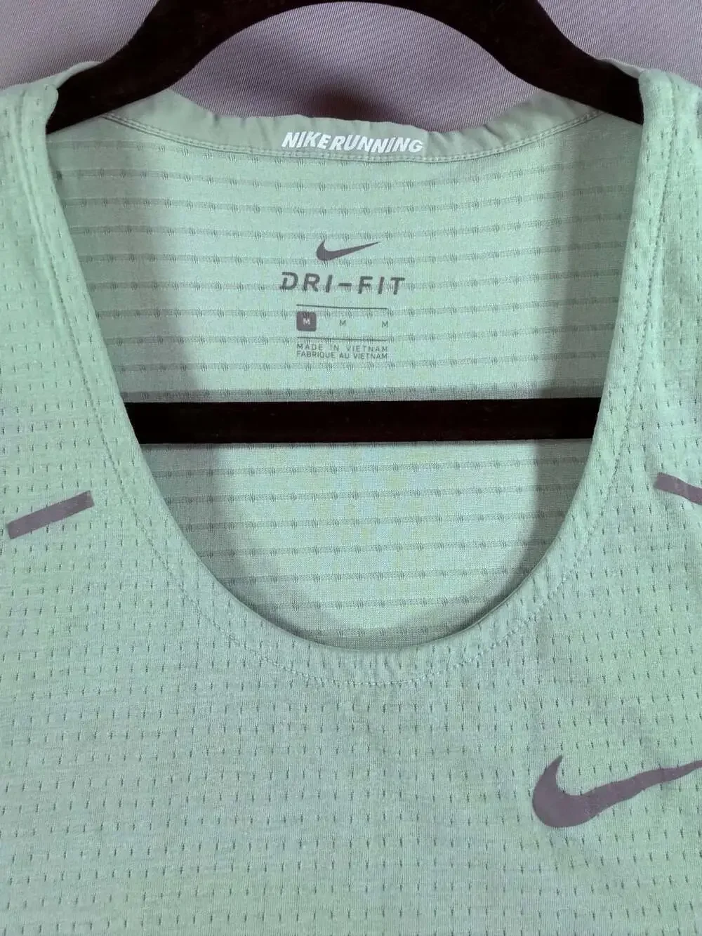 Nike AeroSwift Dri-Fit ADV Performance Running Singlet Green Size M